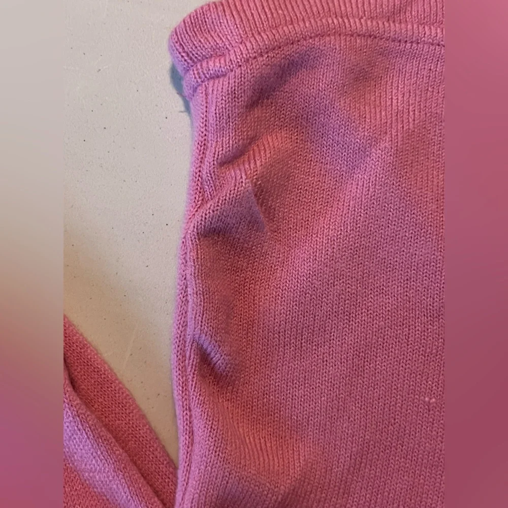 Suzanne Somers Pink Knit Leisure Wear - Picture 16 of 16